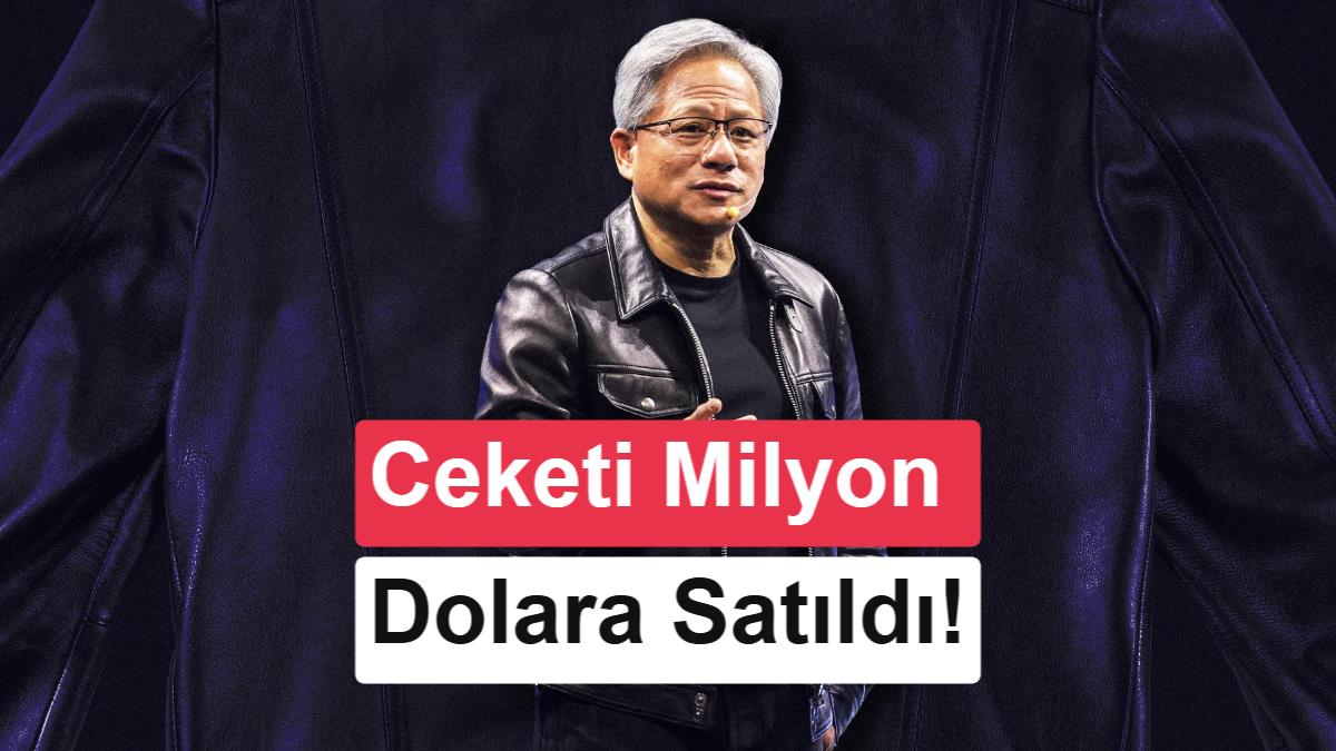 NVIDIA CEO'su Jensen Huang'ın İkonik Deri Ceketi Açık Artırmada 960 Bin Dolara Satıldı