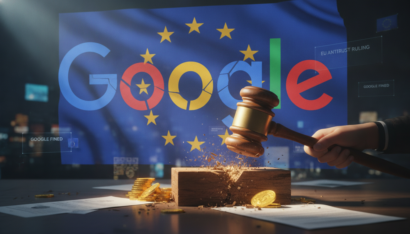 Avrupa Birliği'nden Google'a 1 Milyar Dolarlık Rekor Antitröst Cezası