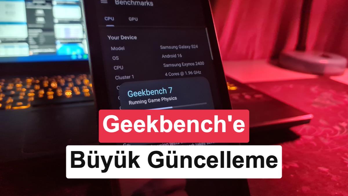 Primate Labs, Yapay Zeka ve CUDA Destekli Geekbench 7'yi Duyurdu