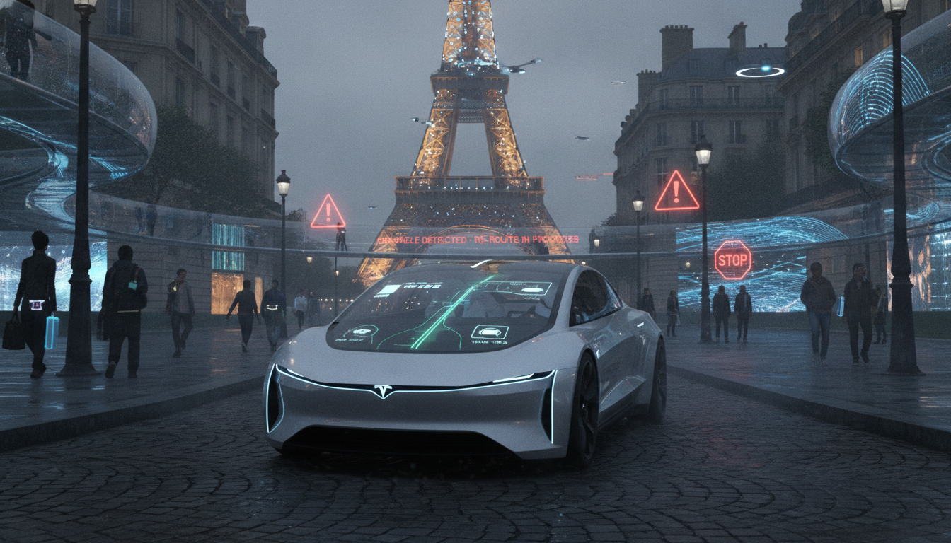 Fransa'dan Tesla FSD'ye Ret: Avrupa ve Türkiye'de Otonom Sürüş Erteleniyor