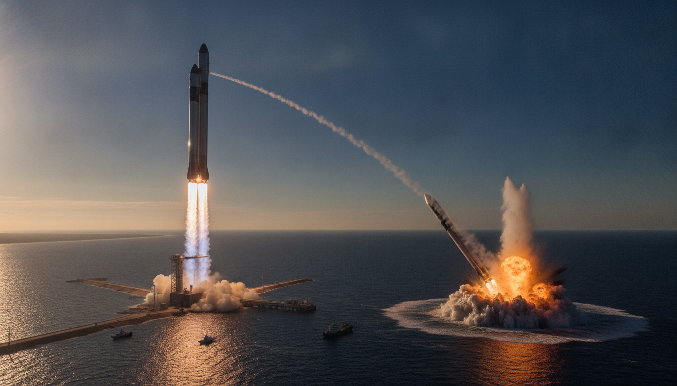 SpaceX Yeni V3 Starlink Uydularını Fırlattı Ancak Super Heavy Booster Yine Başarısız Oldu