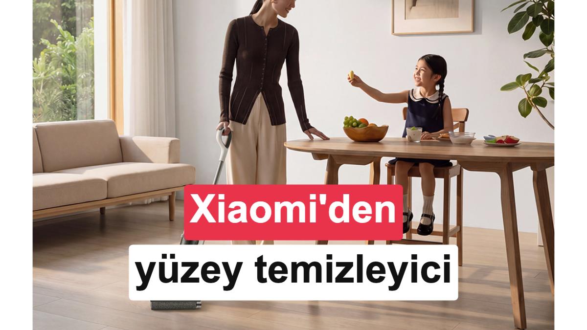 Xiaomi'den 60 Derecede Kurutma Yapan Yeni Yüzey Temizleyici: Mijia 5C