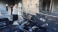 Batı Şeria'da Gerilim: İsrailli Yerleşimciler Filistin Köylerini ve Camileri Ateşe Verdi