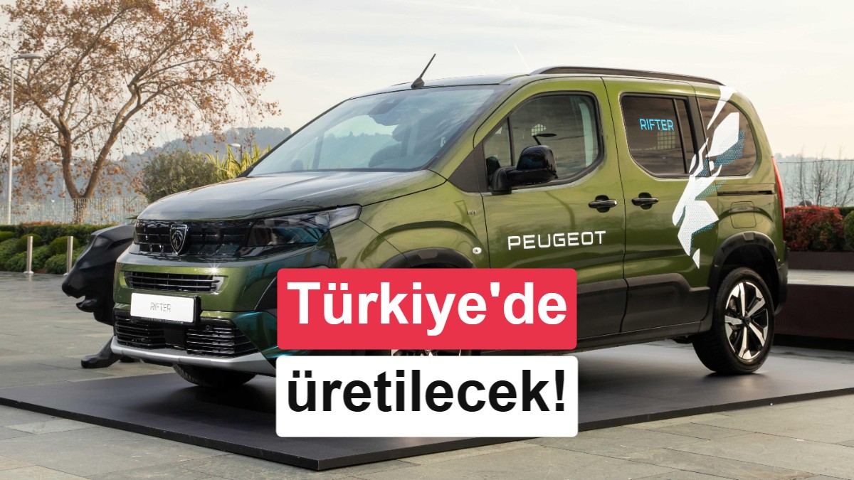 Peugeot Rifter, 2026'dan İtibaren "Made in Türkiye" Etiketiyle Bursa'da Üretilecek