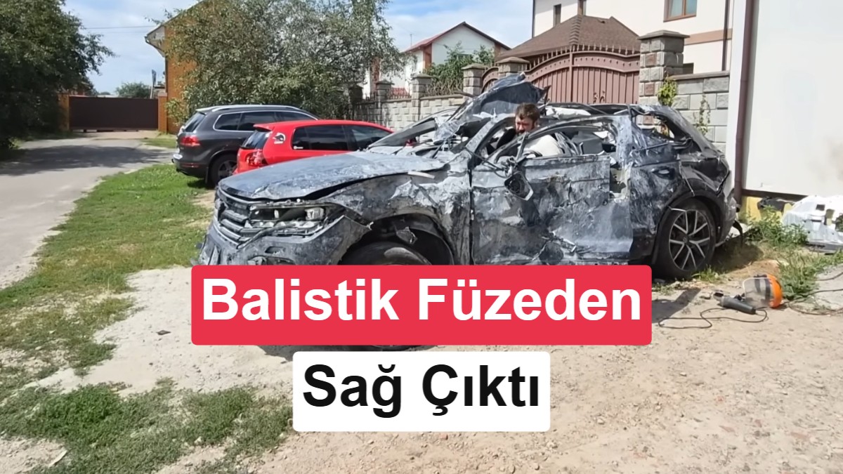 Ukrayna'da Balistik Füze Saldırısından Sağ Çıkan Volkswagen Touareg Şaşırttı