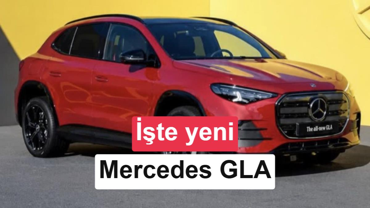 2027 Mercedes GLA Tasarımı Sızdırıldı: Yeni Nesil Hibrit ve Elektrikli Crossover