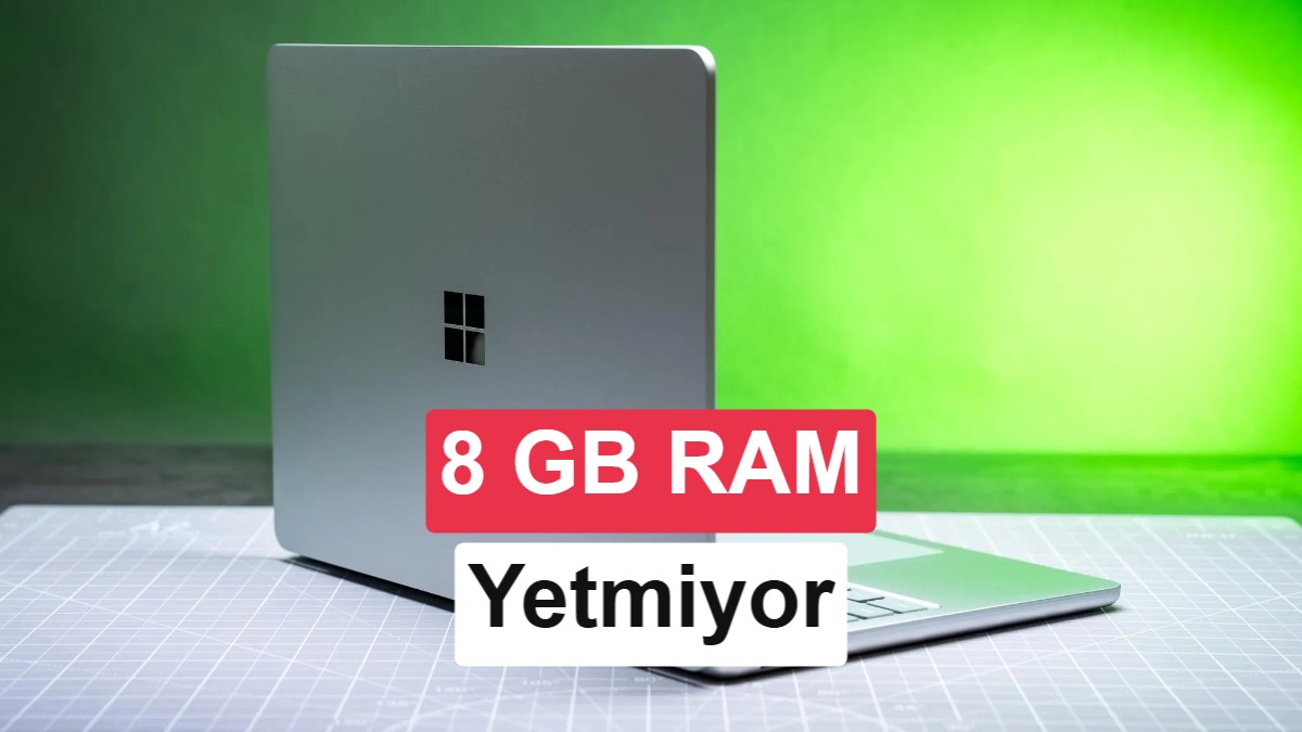 950 Dolarlık 8 GB RAM'li Yeni Surface Laptop Günlük Kullanımda Sınıfta Kaldı