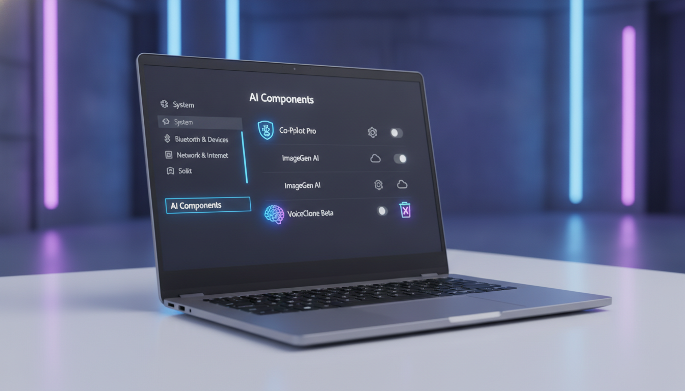 Microsoft'tan Yeni Karar: Windows 11'deki Yapay Zeka Modelleri Artık Silinebilecek