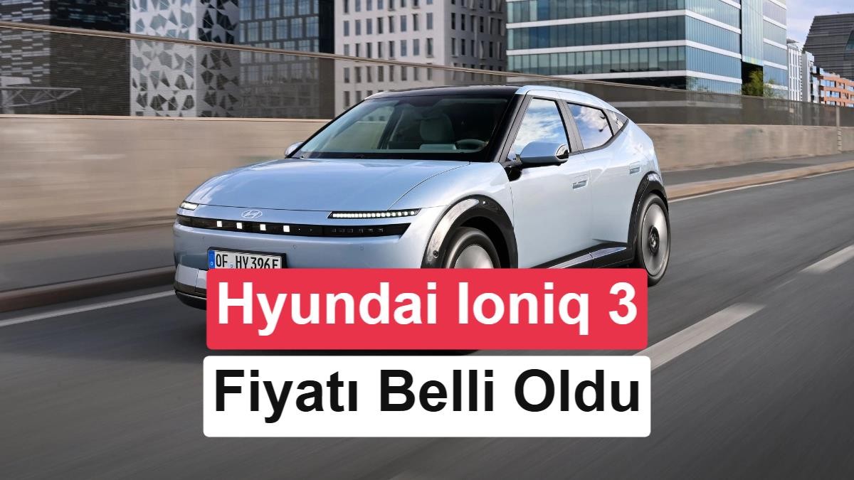 İzmit'te Üretilecek Hyundai Ioniq 3'ün Avrupa Fiyatı ve Özellikleri Belli Oldu