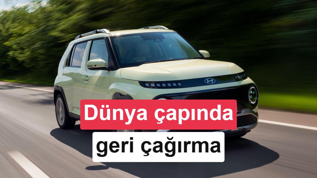 Hyundai Inster'da Yangın Riski: 40 Bin Elektrikli Araç Geri Çağrılıyor