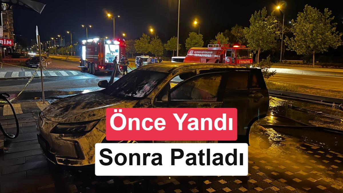 Skywell ET5 Elektrikli Araçlarında Yangın Vakaları Artıyor: Kayseri'de Şarj Sırasında Patlama