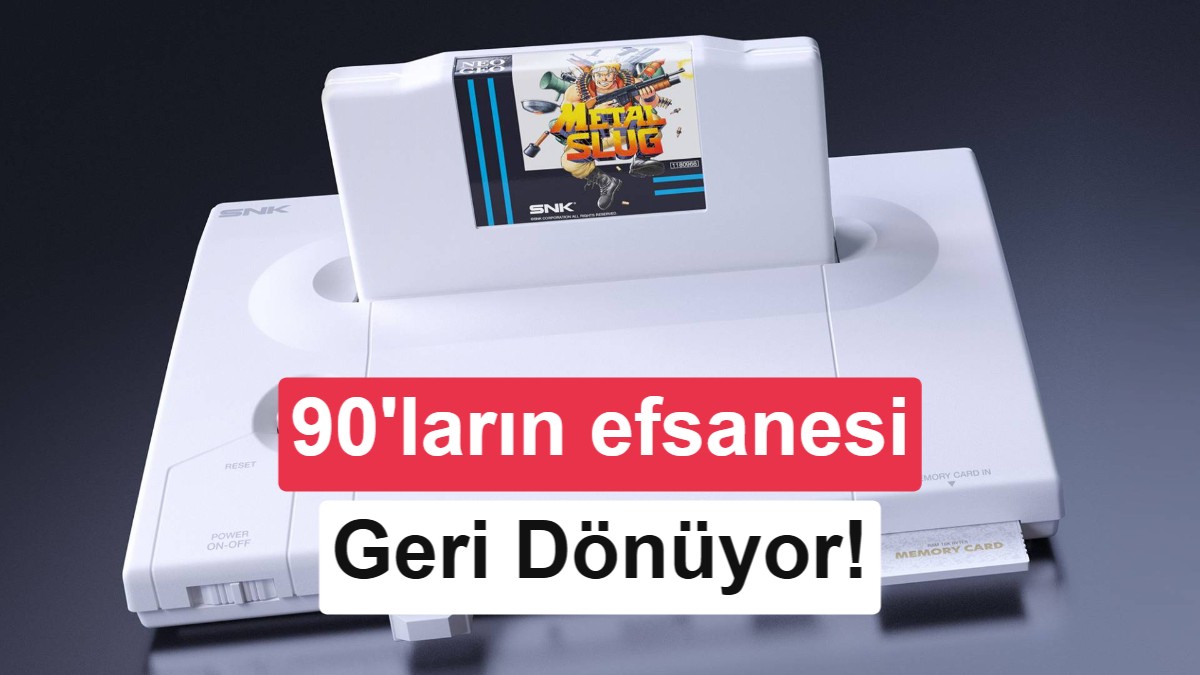 Neo Geo AES+ Duyuruldu: 90'ların Efsane Konsolu Orijinal Kartuş Desteğiyle Geri Dönüyor