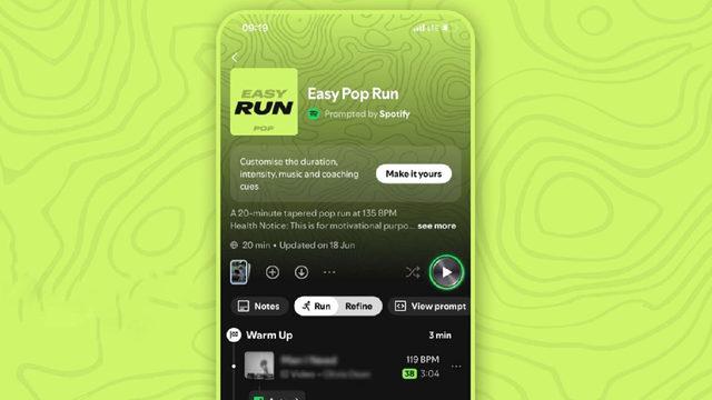 Spotify'dan Yapay Zeka Destekli Yeni Özellik: Dinamik Koşu Modu