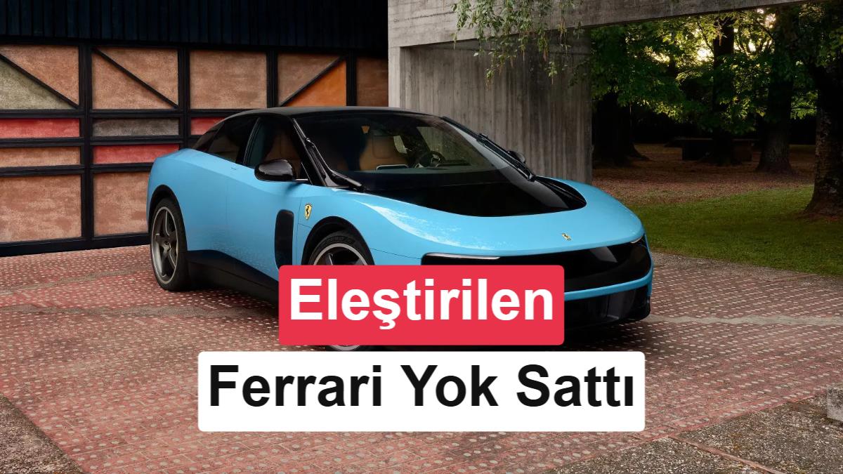 Ferrari'nin İlk Elektrikli Otomobili Luce, Tüm Eleştirilere Rağmen İki Ayda Tükendi