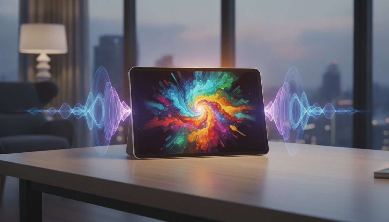 Motorola'dan Ses Odaklı Yeni Tablet: 9 Hoparlörlü Moto Pad 70 Groove Geliyor