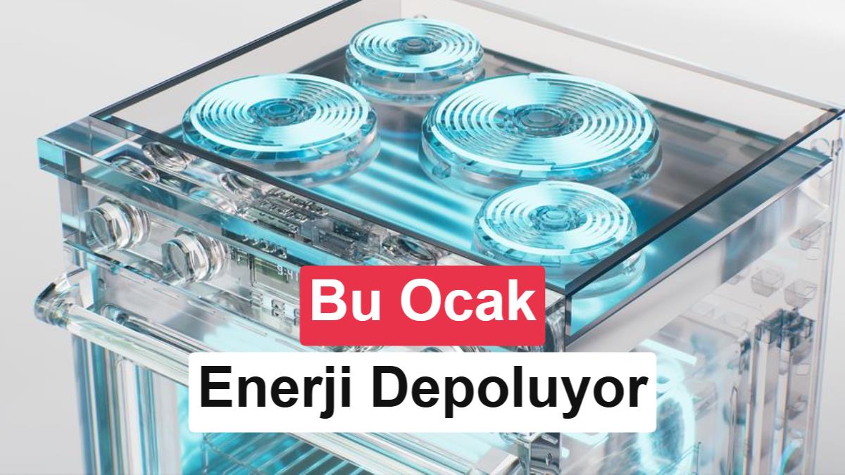 Evleri Enerji Santraline Dönüştüren 5 kWh Bataryalı İndüksiyonlu Ocak Tanıtıldı