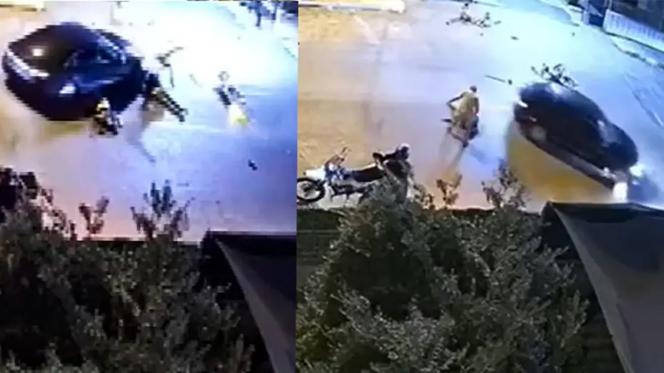 Otomobil Sürücüsü Kazadan Sonra Yaralıları Ezerek Kaçtı