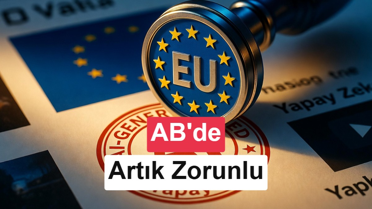 AB Yapay Zeka Yasası Yürürlükte: Üretken AI İçeriklerine Zorunlu Etiket Geliyor