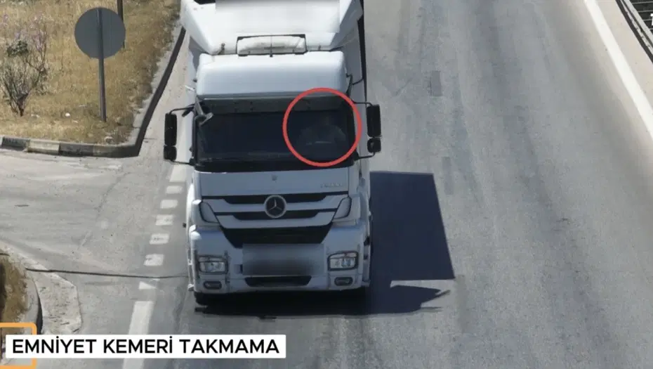 Gaziantep Otoyolunda Drone Destekli Denetim: 1.123 Araca Ceza Kesildi