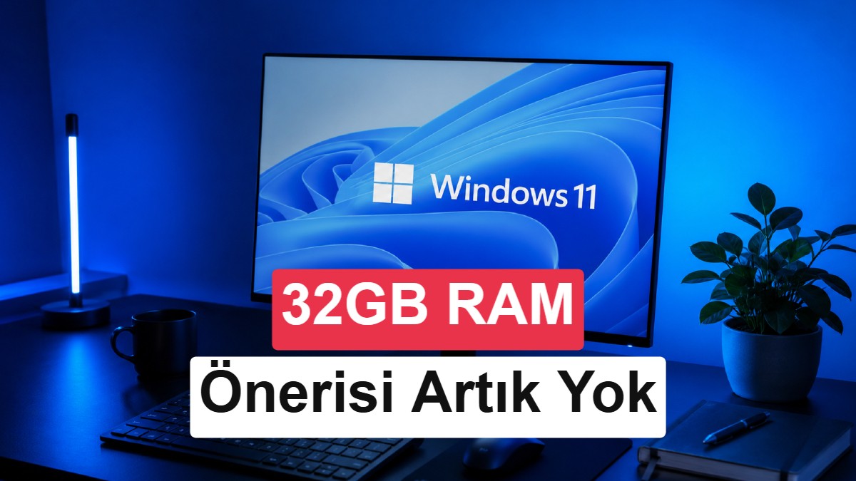 Microsoft, Windows 11 İçin 32 GB RAM Önerisini Geri Çekti