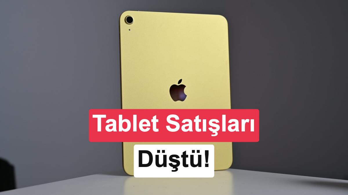 Küresel Tablet Pazarında %10'luk Daralma: Apple Liderliğini Koruyor