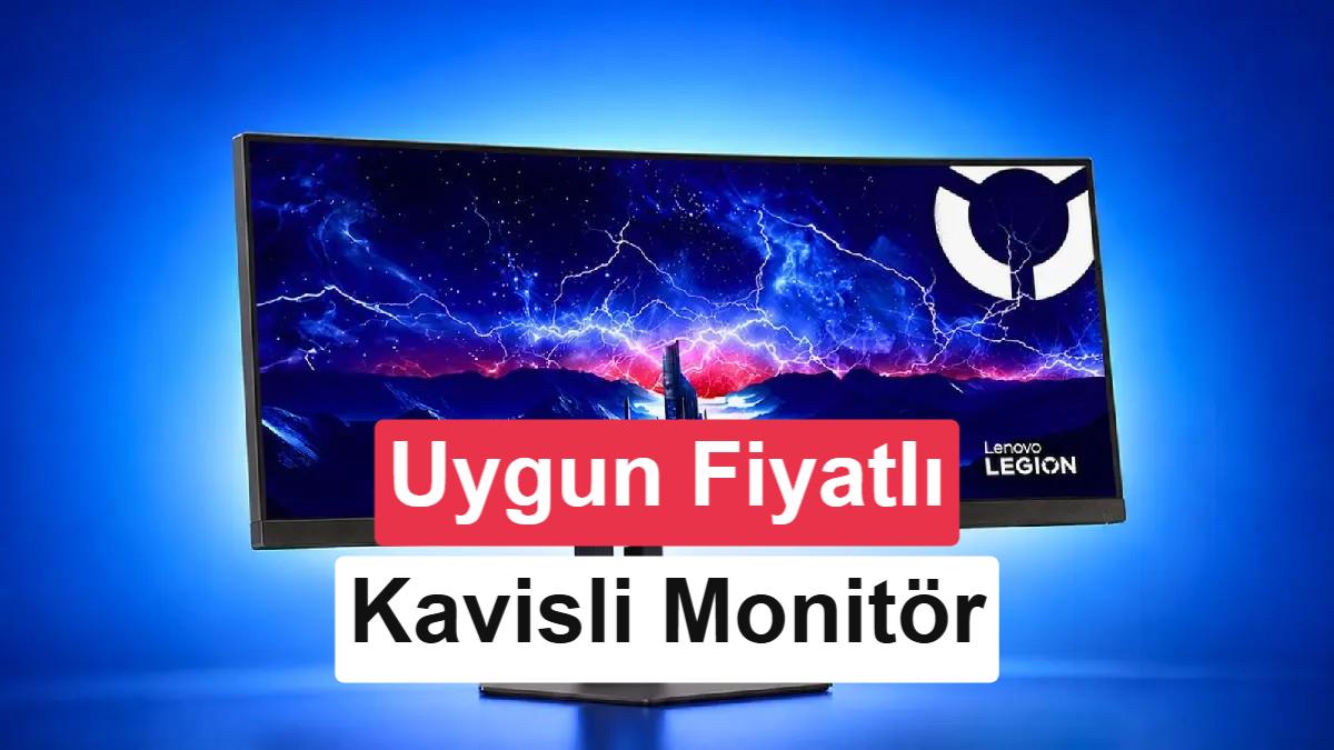 Lenovo'dan Uygun Fiyatlı 240Hz Kavisli Oyuncu Monitörü: Legion 34W-2C