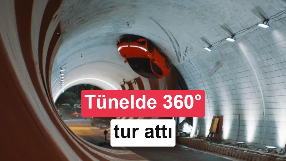 Voyah Passion S'ten Seri Üretim Araçla Tünel Tavanında 360 Derece Dönüş Testi