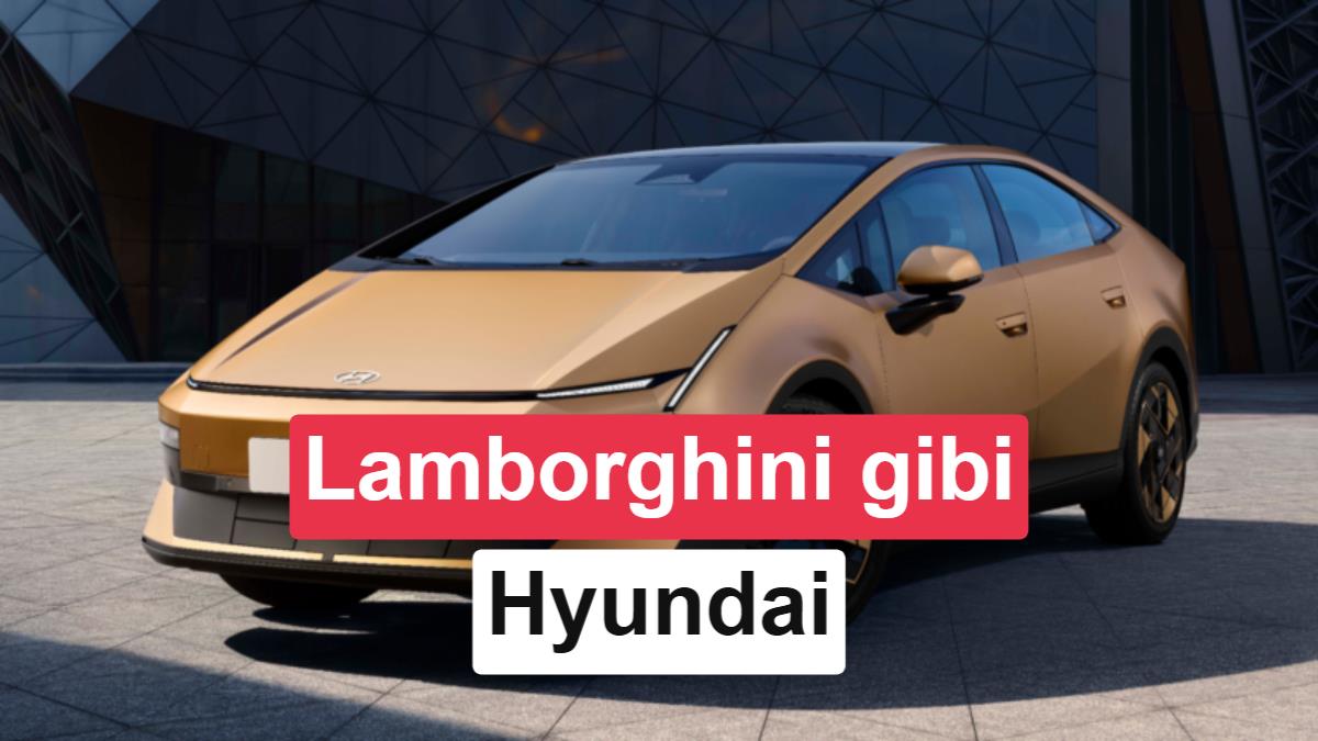 Hyundai'den Çin'e Özel Elektrikli Fastback: Lamborghini Esintili IONIQ V Geliyor