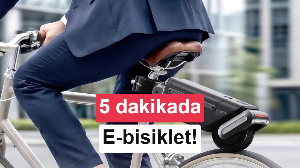 Asus'un Yeni Kiti Oxiis E250G1 ile Standart Bisikletler 5 Dakikada Elektrikliye Dönüşüyor