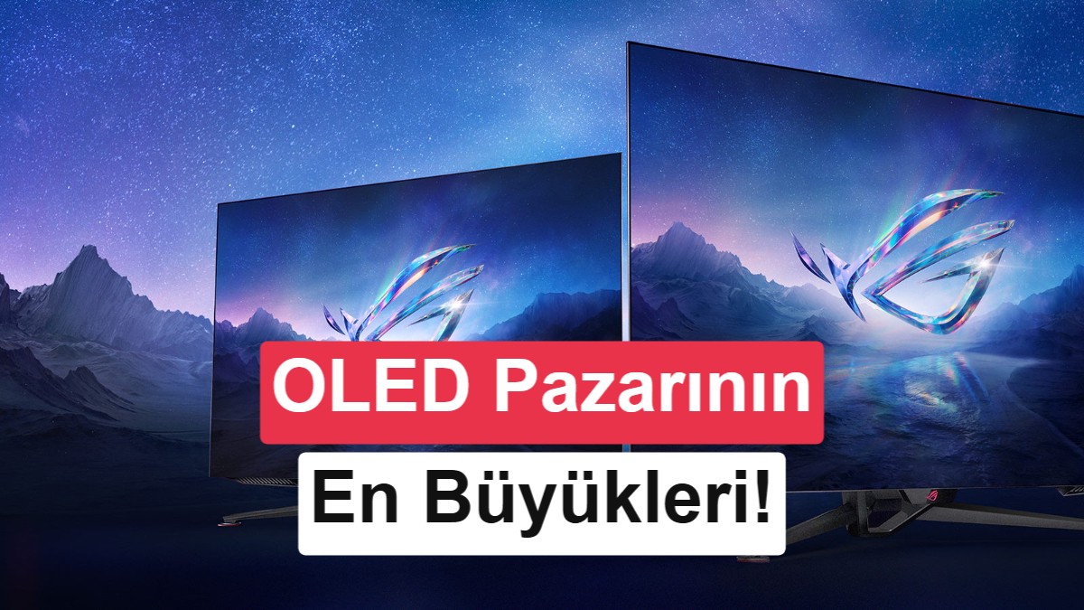 OLED Monitör Satışları İkiye Katlandı: ASUS Liderliğini Koruyor