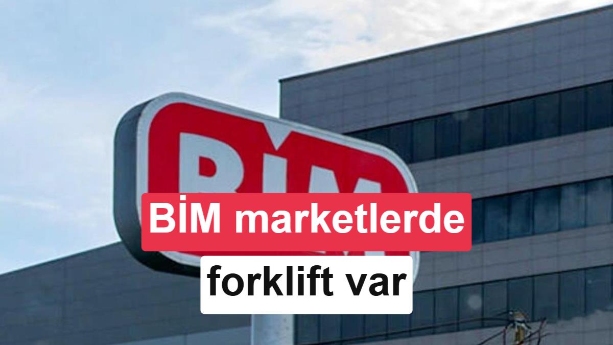 BİM'den İlginç Hamle: 1.5 Milyon TL'lik Elektrikli Forklift Satışa Çıkıyor