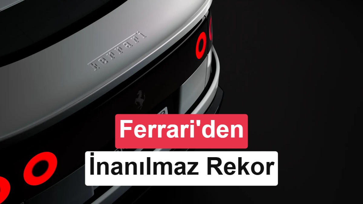 Ferrari'nin İlk Elektrikli Otomobili Luce 40 Milyon Dolara Satılarak Rekor Kırdı