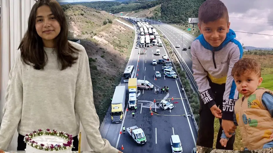 Kuzey Marmara Otoyolu'ndaki Kazada Hayatını Kaybeden 3 Kardeş Toprağa Verildi