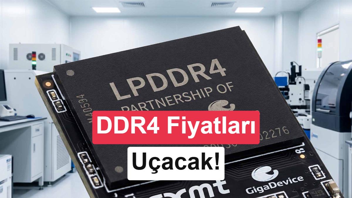 DDR4 Fiyatları İçin Alarm: Yapay Zeka Üretimi Maliyetleri Yüzde 50 Artırabilir