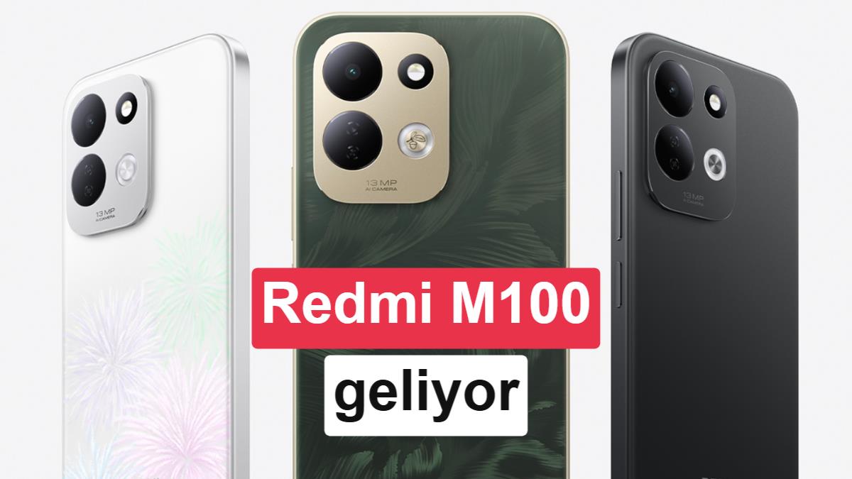 Xiaomi'den Yeni Seri: 7900 mAh Devasa Bataryalı Redmi M100 Tanıtıldı