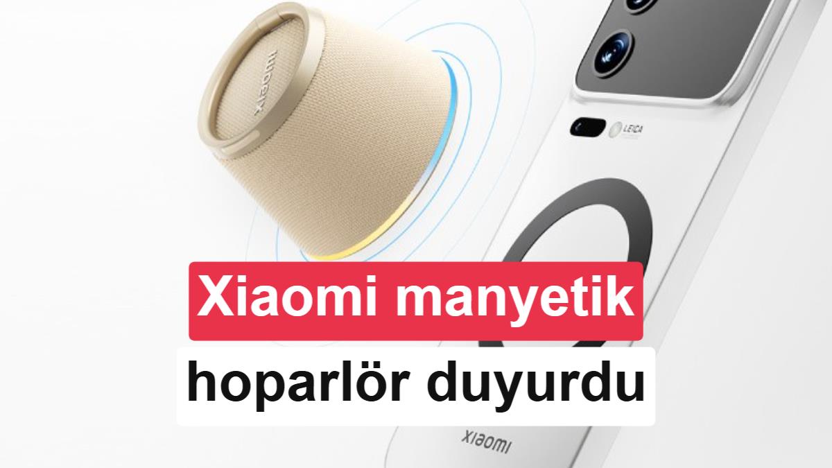 Xiaomi, Stand Olarak da Kullanılabilen Yeni Manyetik Kablosuz Hoparlörünü Tanıttı