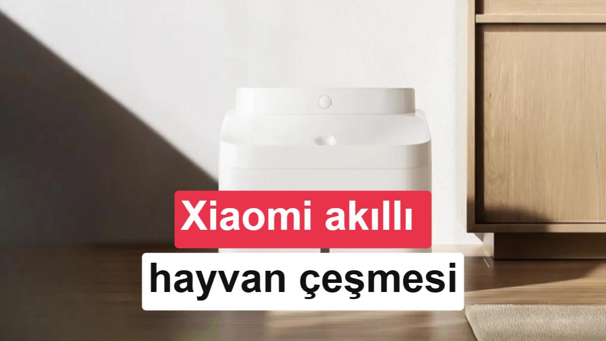 Xiaomi'den UV-C Sterilizasyonlu Yeni Akıllı Evcil Hayvan Su Pınarı