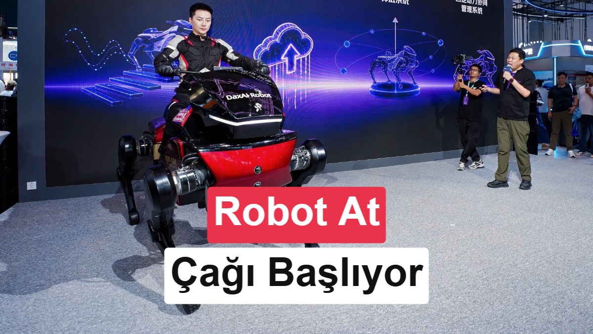 Çinli DaxAI, Binilebilen Robot Atı Qilin Serisini Satışa Çıkardı
