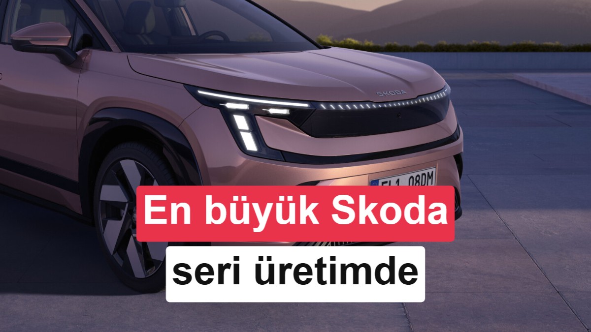 Skoda, Tarihinin En Büyük Elektrikli SUV Modeli Peaq'in Seri Üretimine Başladı