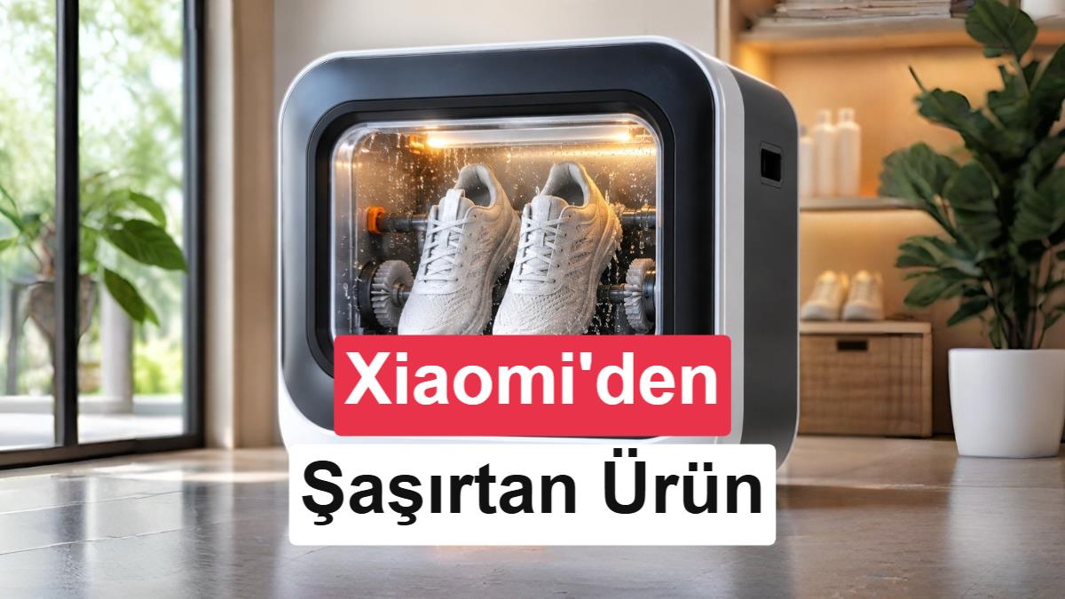 Xiaomi'den Yeni Ev Aleti: Özel Ayakkabı Yıkama Makinesi Geliyor