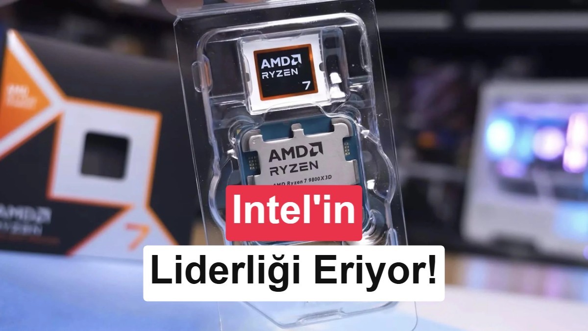AMD, x86 İşlemci Pazarında Intel Karşısında Yüzde 30 Barajını Aşarak Tarihi Bir Eşiği Geçti