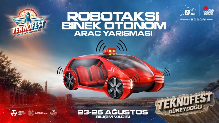 TEKNOFEST Robotaksi Otonom Araç Yarışması Finali Kocaeli'de Başlıyor