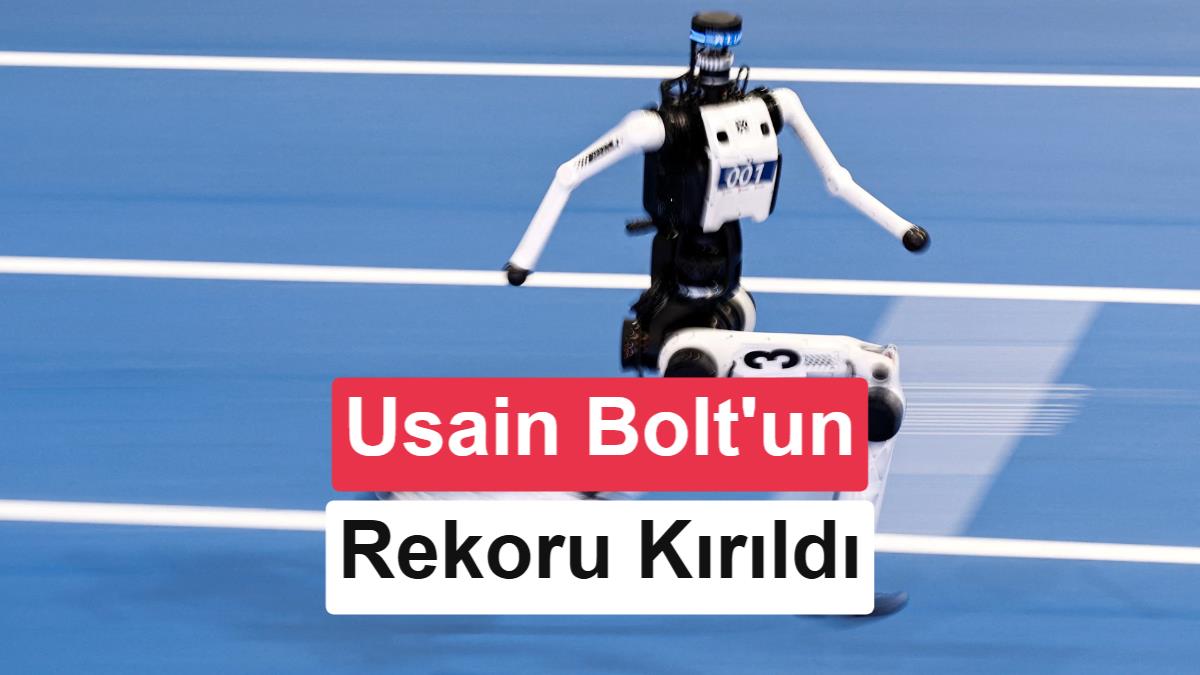 İnsansı Robotlar Sınırları Aştı: Usain Bolt'un 100 Metre Rekoru Kırıldı