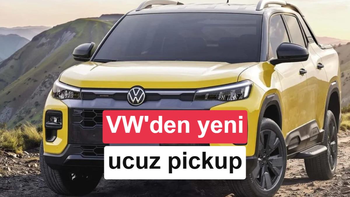 Volkswagen'den Fiat Strada'ya Rakip Yeni Kompakt Pickup: Tukan Tanıtıldı