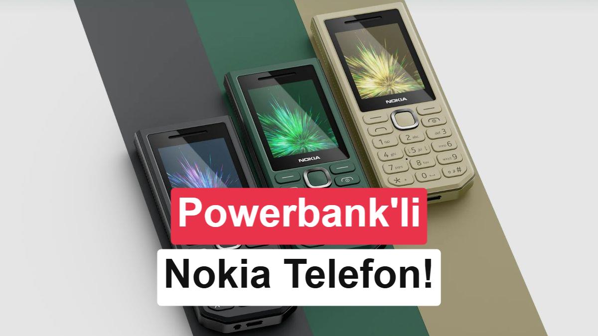 HMD Global, Hem Telefon Hem Powerbank Olarak Kullanılabilen Nokia 300 Charge'ı Tanıttı