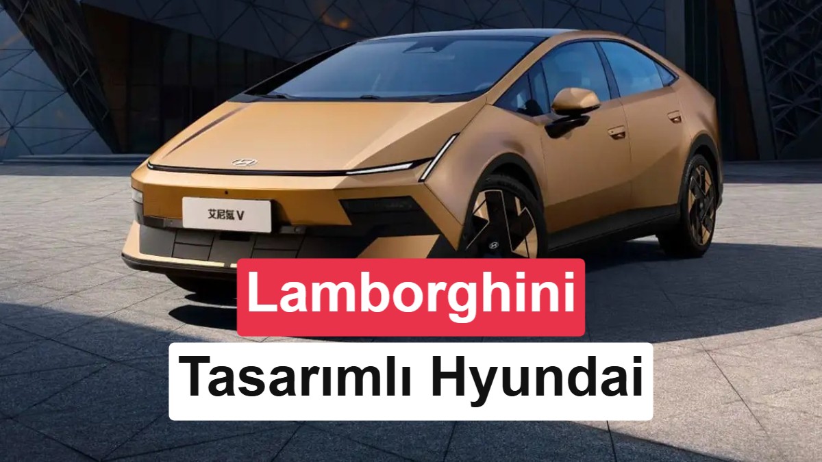 Lamborghini Tasarımlı Elektrikli Sedan: Hyundai Ioniq V Çin'de Satışa Sunuldu