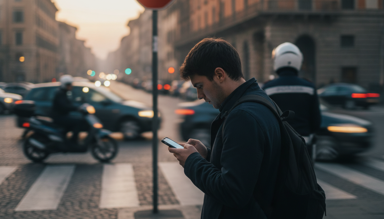 İtalya'dan Yeni Karar: Karşıdan Karşıya Geçerken Telefon Kullanan Yayalara Ceza Kesilecek