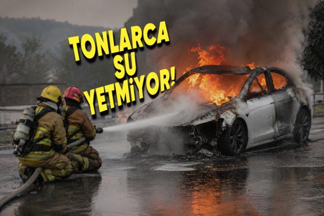 Elektrikli Otomobil Yangınları Neden Zor Söndürülüyor? Batarya Teknolojisinin Zorlukları