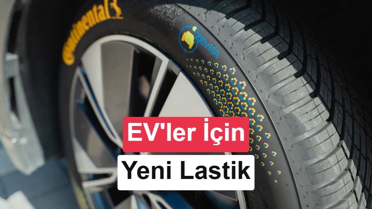 Continental'den Elektrikli Araçlar İçin Yüzde 43 Geri Dönüştürülmüş Konsept Lastik