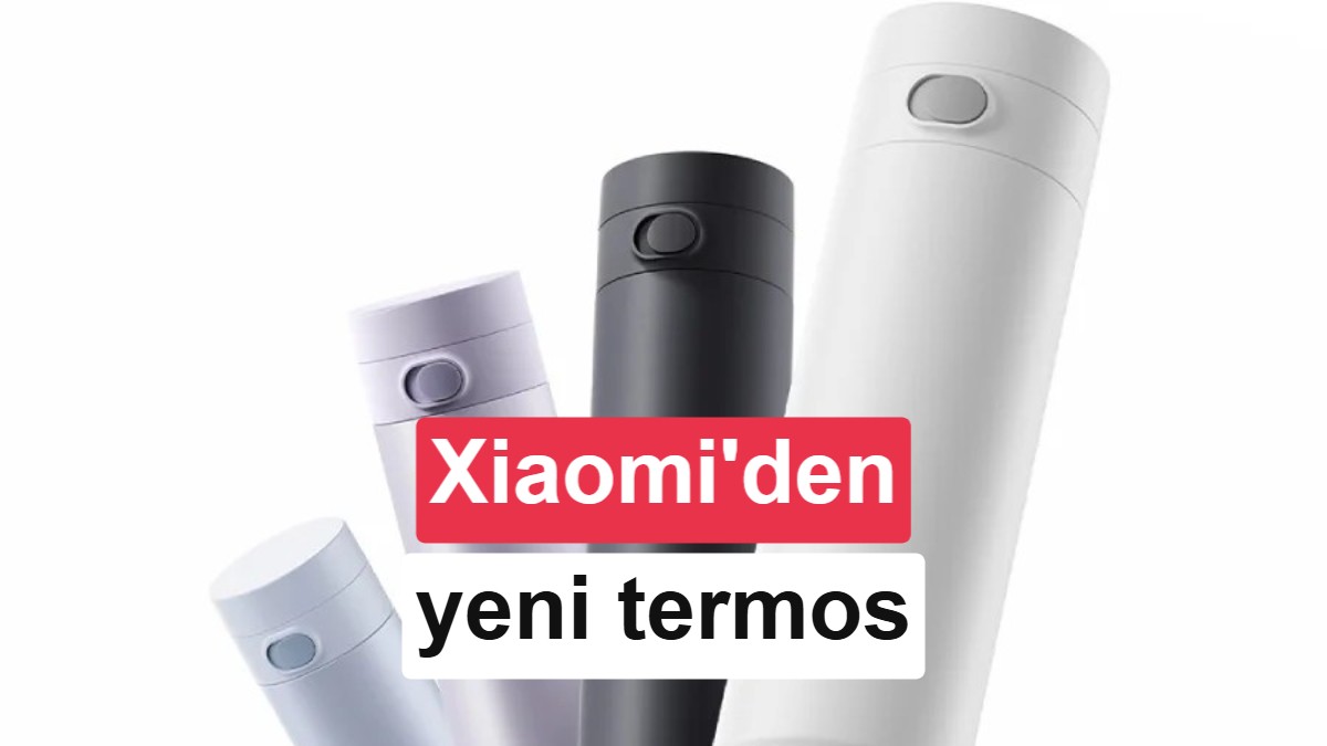 Xiaomi'den Yeni Uygun Fiyatlı Termos: Mijia Flip-Lid Insulated Mug 2 Tanıtıldı